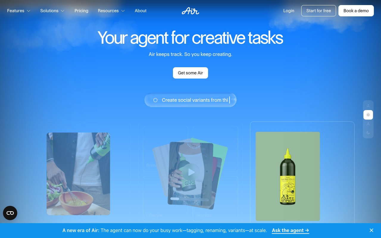 Screenshot of Air