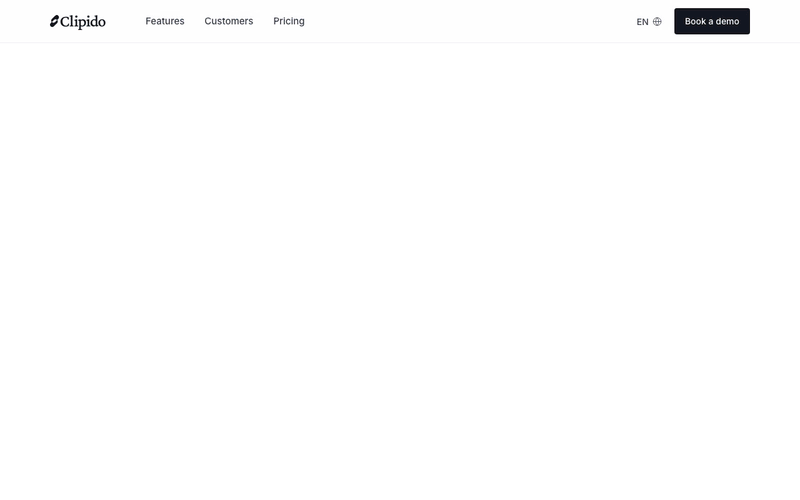 Screenshot of Clipido