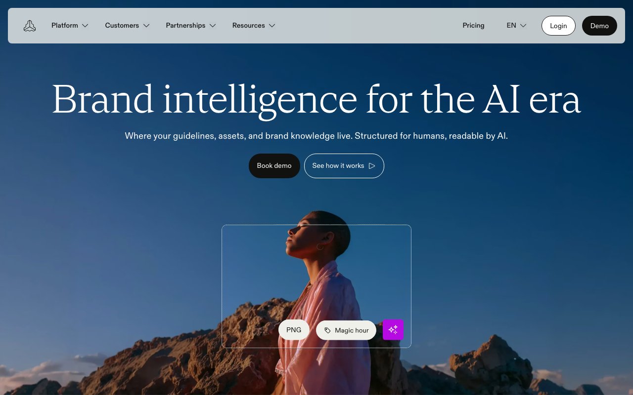 Screenshot of Frontify